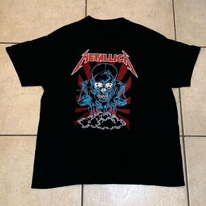 Metallica Modern XL Graphic Print T Shirt Emo Grunge Band Shirt